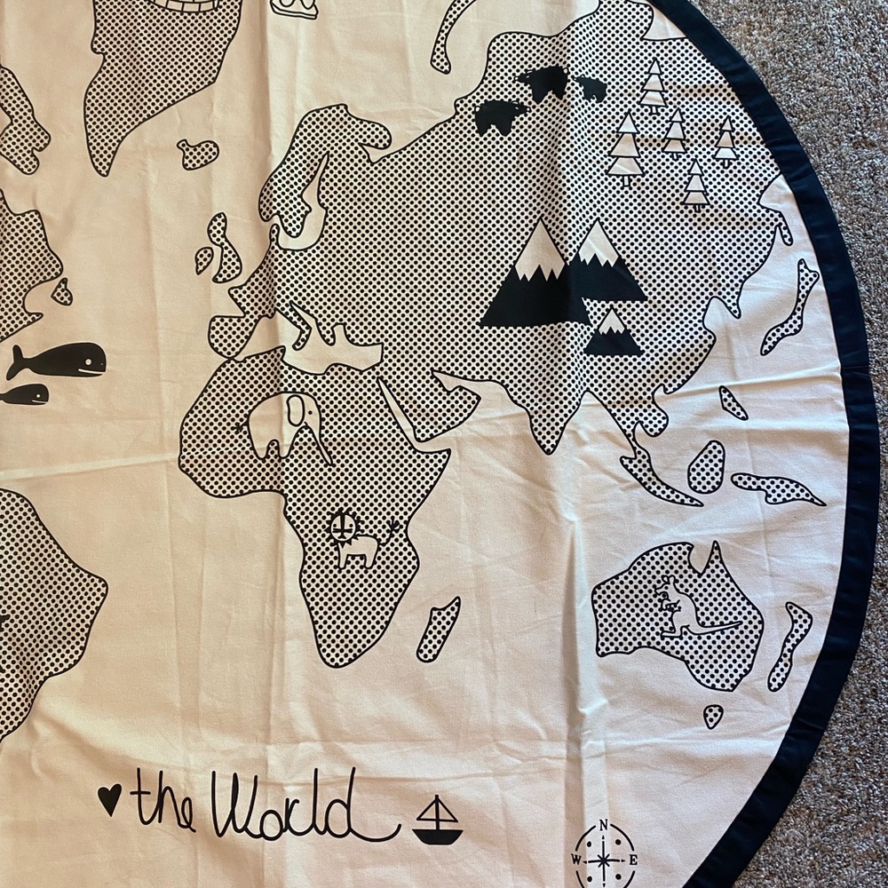 World Map Mat/Rug - Picture 4 of 9
